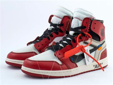 nike off white chicago real vs fake|white jordan 1 chicago fake.